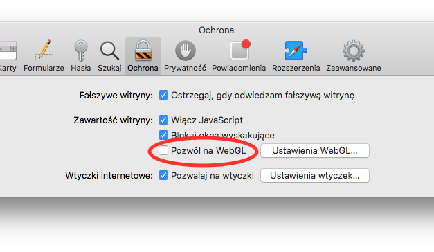 Problem „z zamrażaniem OS X”