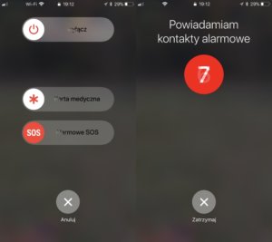 Jak szybko wyłączyć Toch ID w iOS 11, czyli połączenia alarmowe - SOS