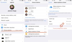 iCloud Drive w rodzinie - ustawienia