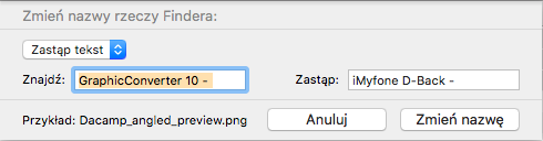 Jak szybko zmienić nazwy wielu plików w macOS 4
