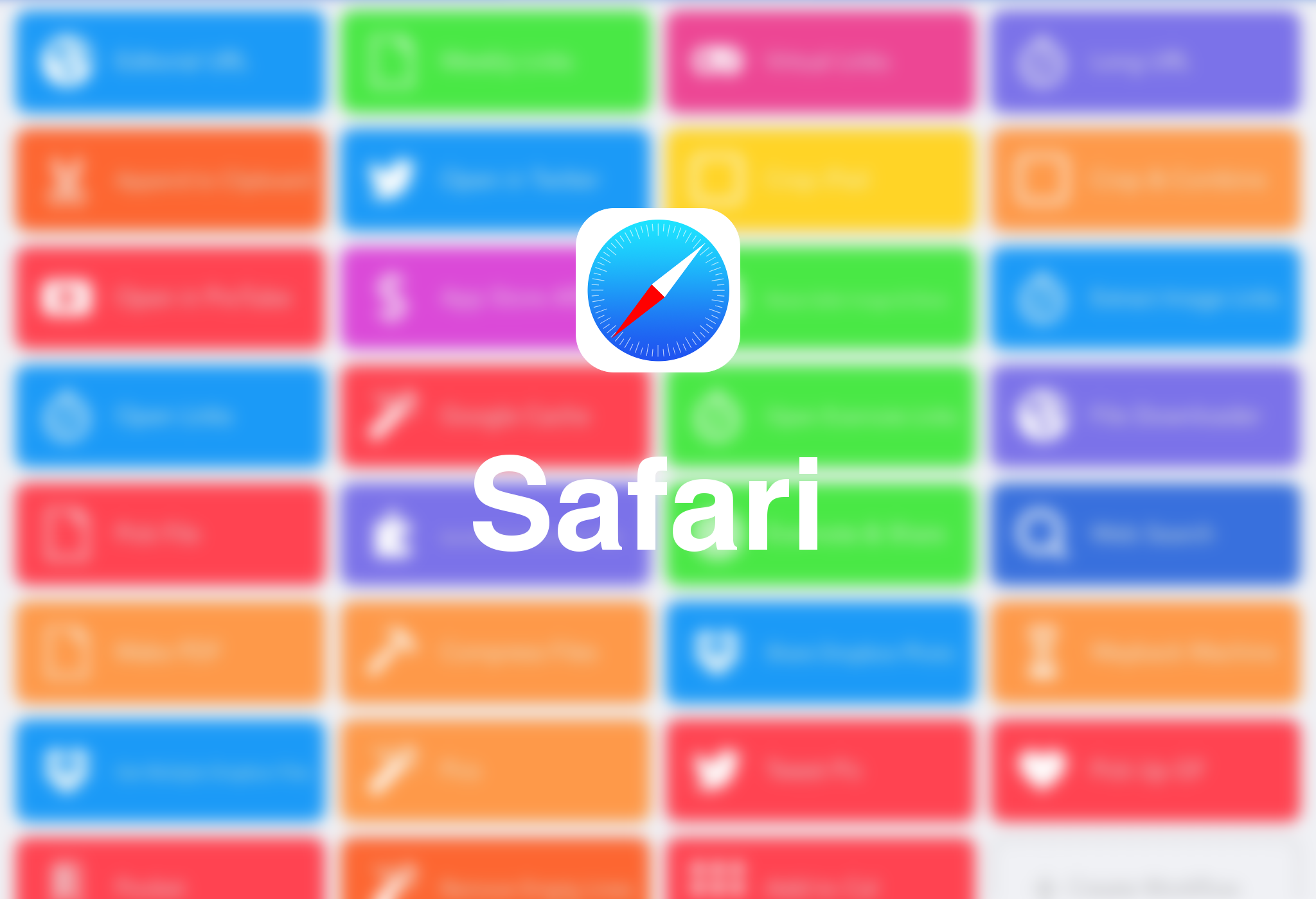 Workflow – Safari