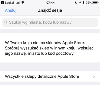 W twoim kraju nie ma jeszcze Apple Store
