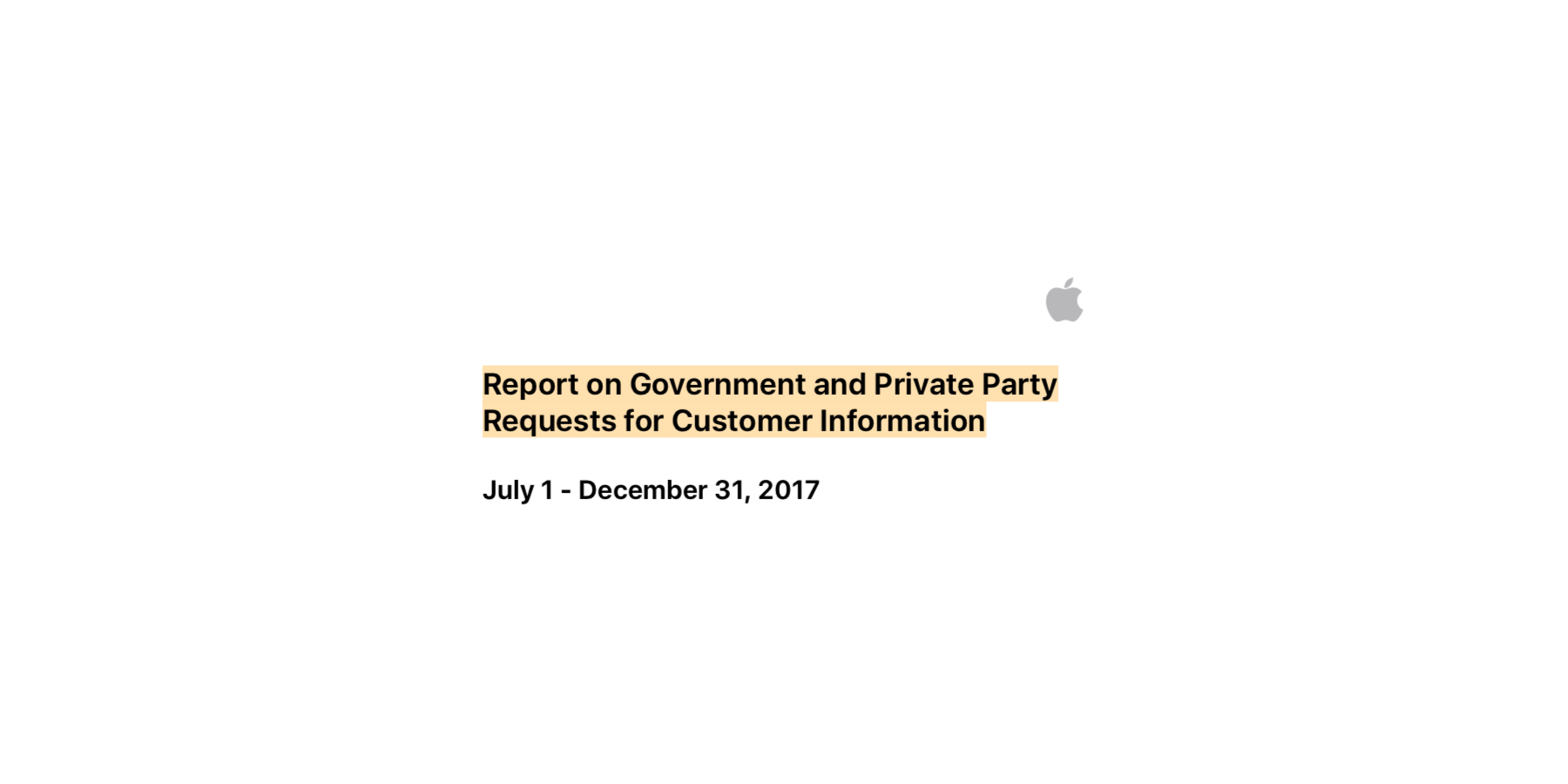 Raport Apple, kto pyta o nasze dane i jak ważne jest dobre hasło