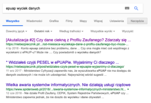 Wycieki danych z systemów państwowych