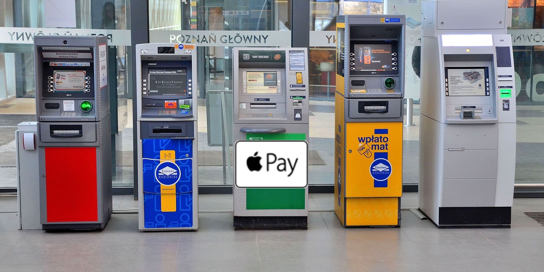 Wypłata w bankomatach za pomocą Apple Pay