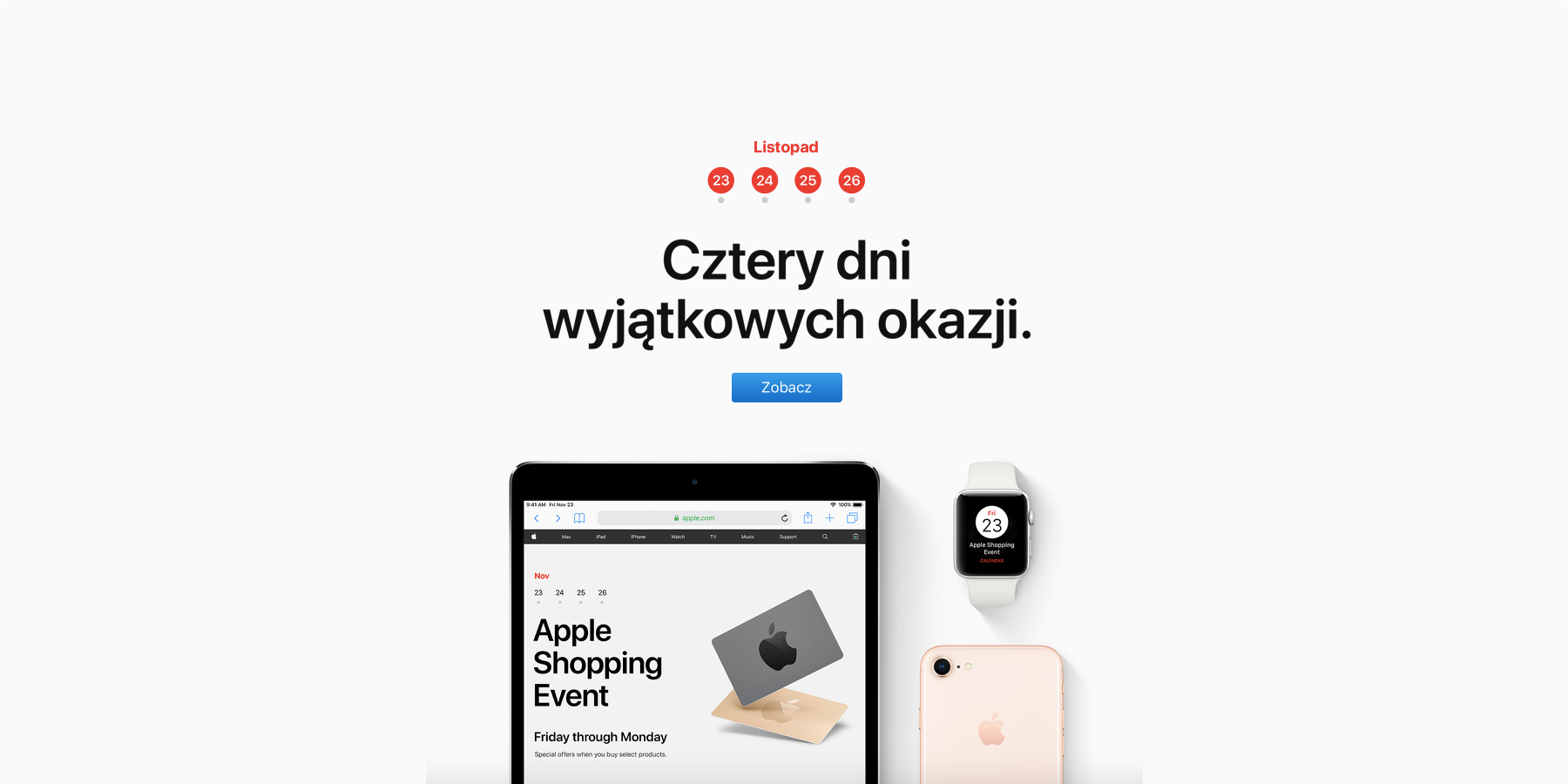 Dni okazji Apple, czyli polska wersja „Czarnego piątku”