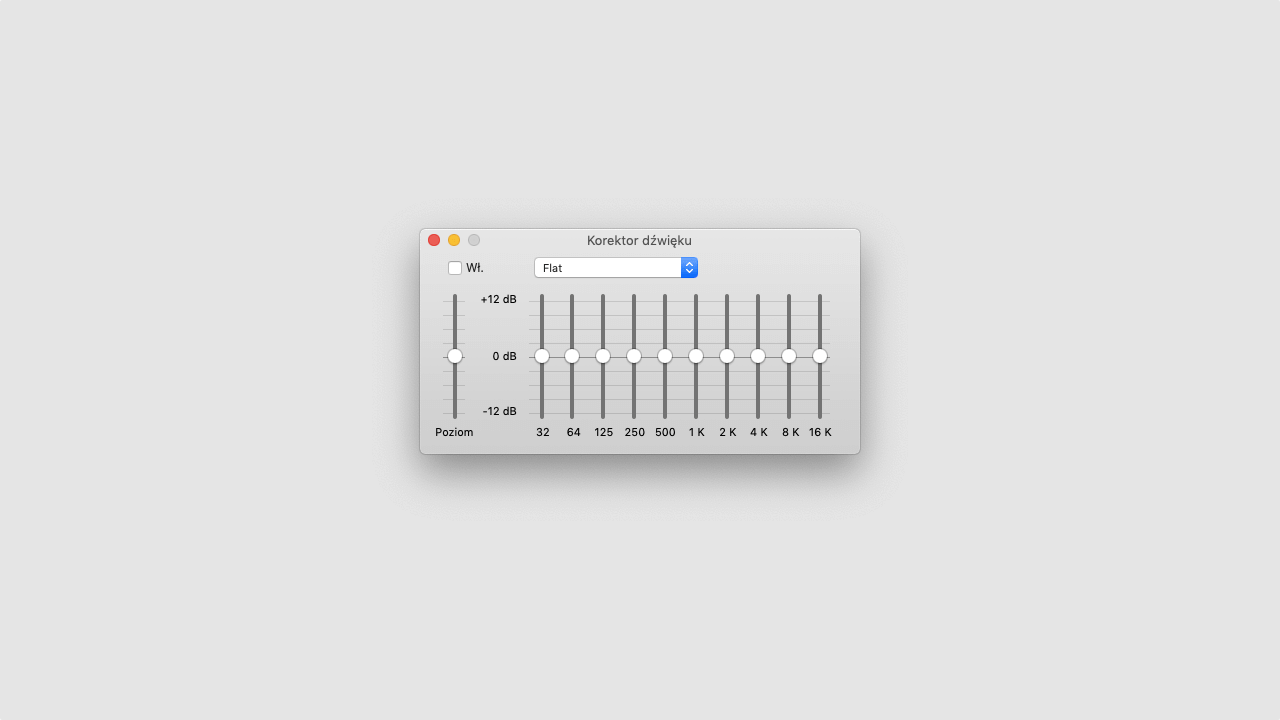 Equalizer w iTunes
