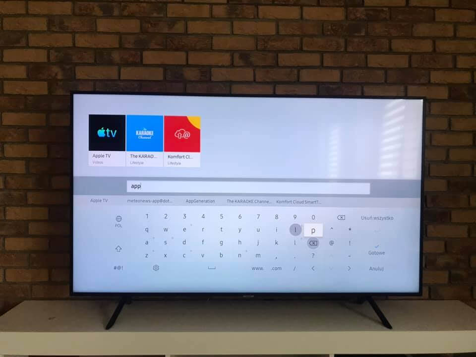 AirPlay 2 i Apple TV w TV Samsung 2