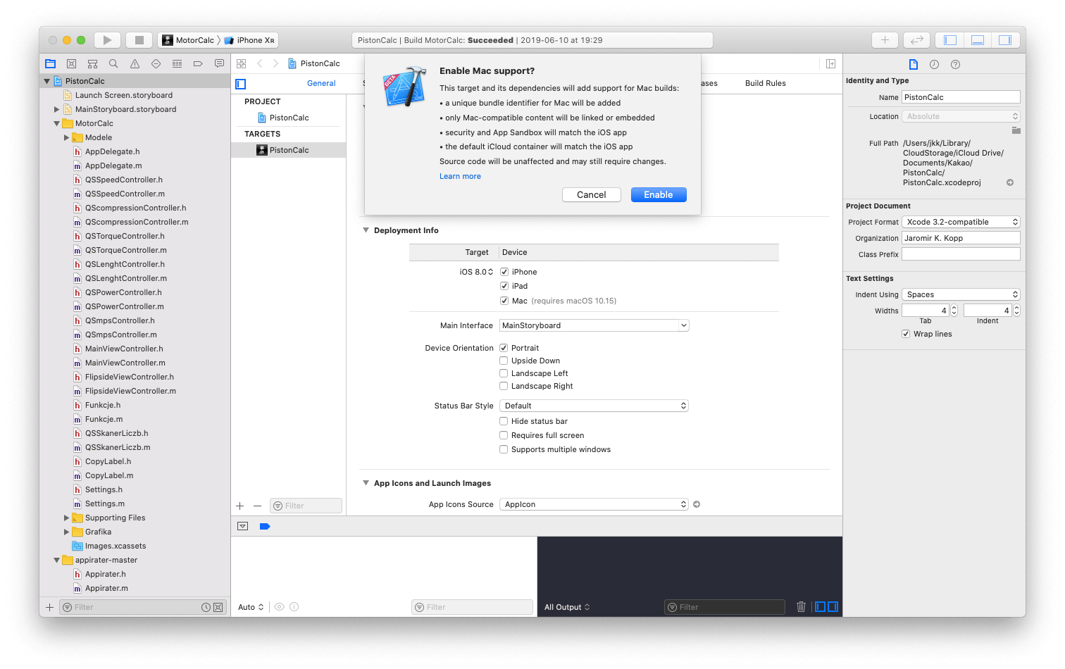 Project Catalist Enable Mac Support