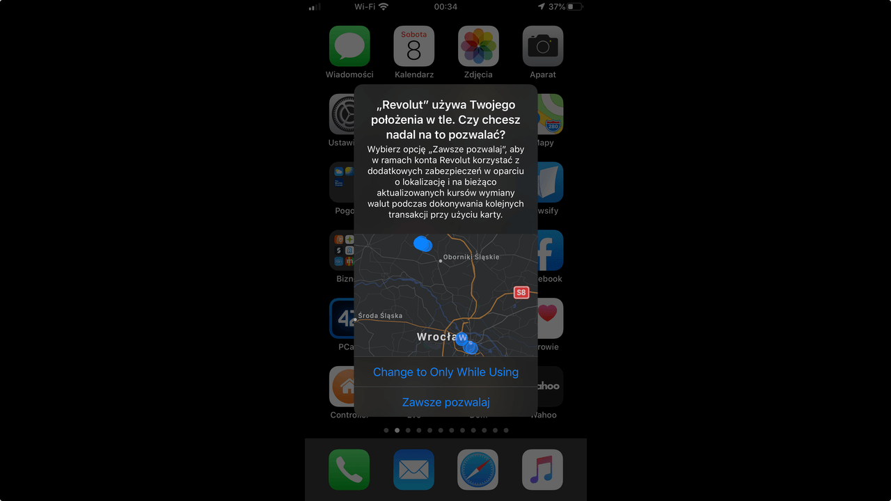iOS 13 lokalizacja i Bluetooth