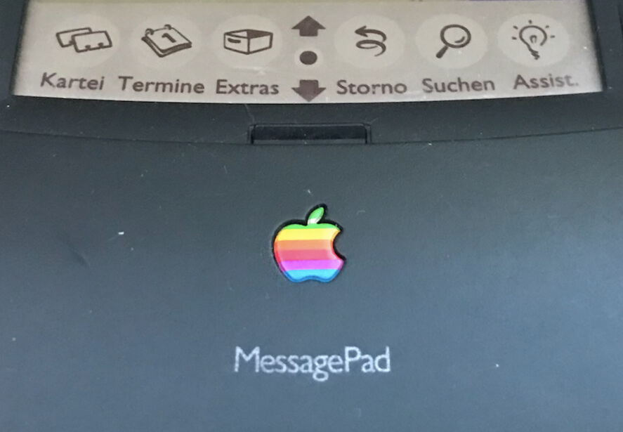 MessagePad APple 6-color logo