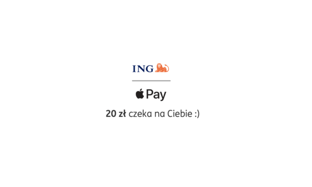 Apple Pay: 20 zł czeka na Ciebie w ING