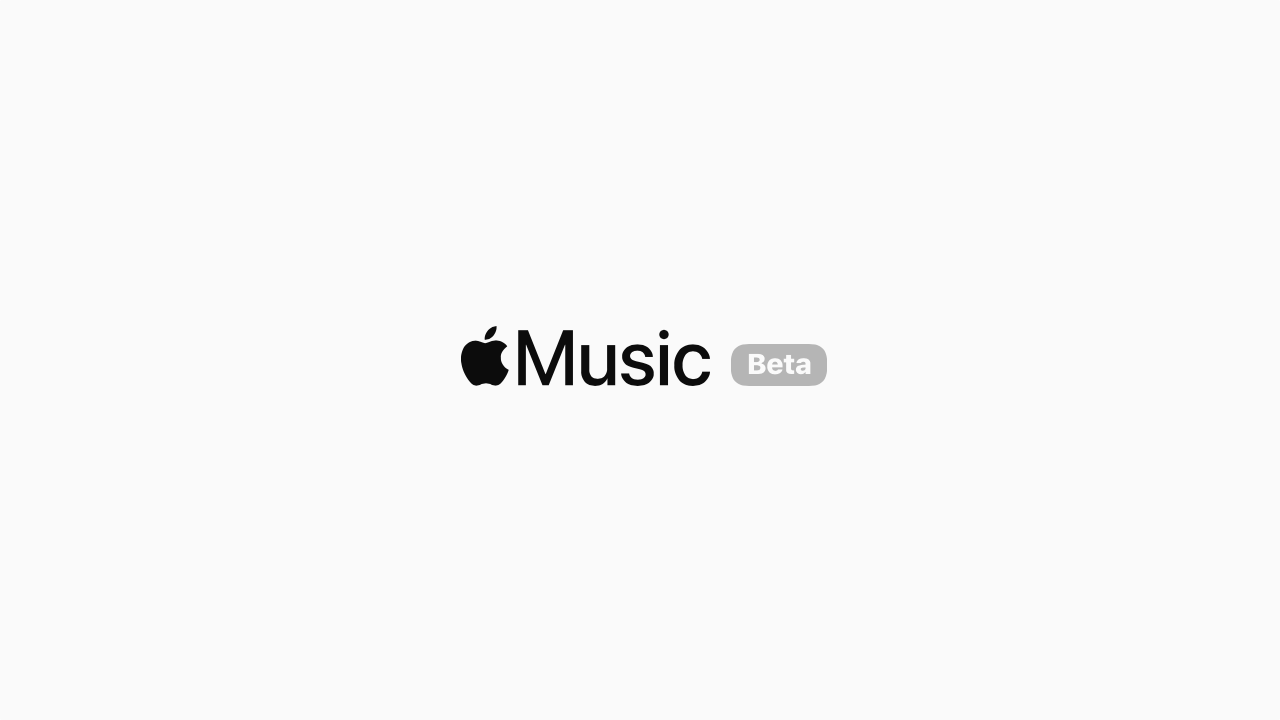 Apple Music web player beta
