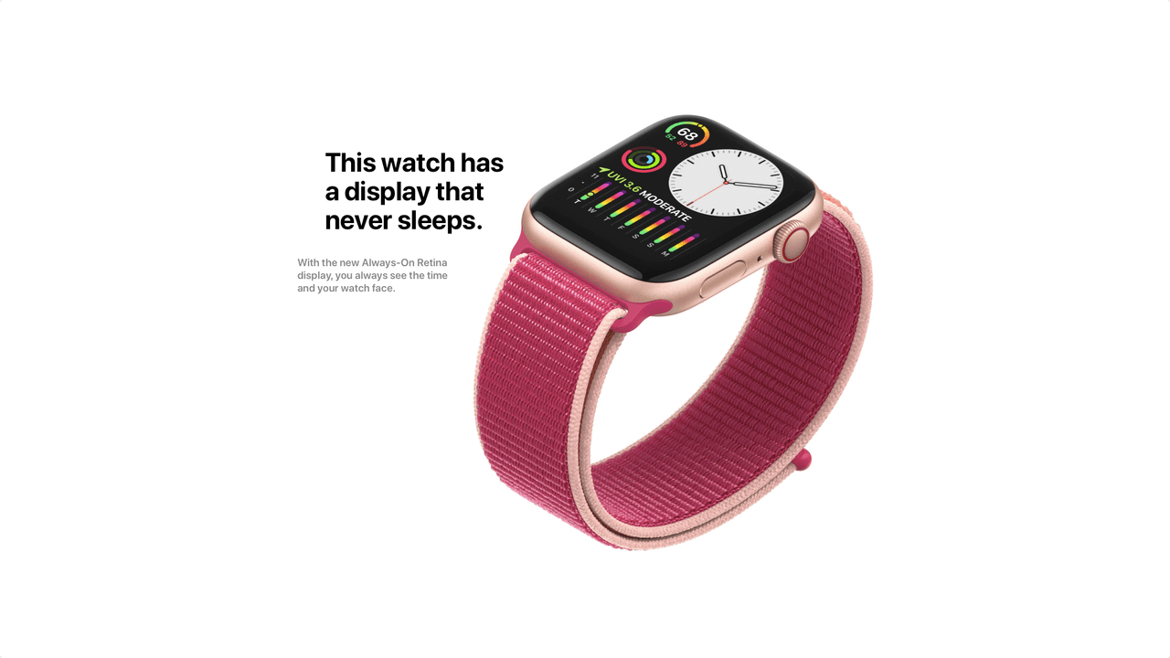 Apple Watch s5 never sleep