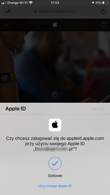 Sign in with Apple OK