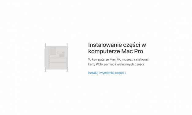 Brakujący element w instrukcjach upgradu Mac Pro?