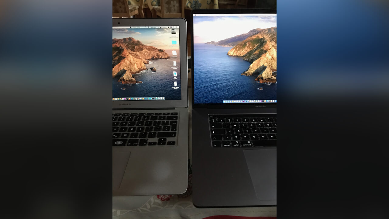 MacBook Air kontra MacBook Pro 16