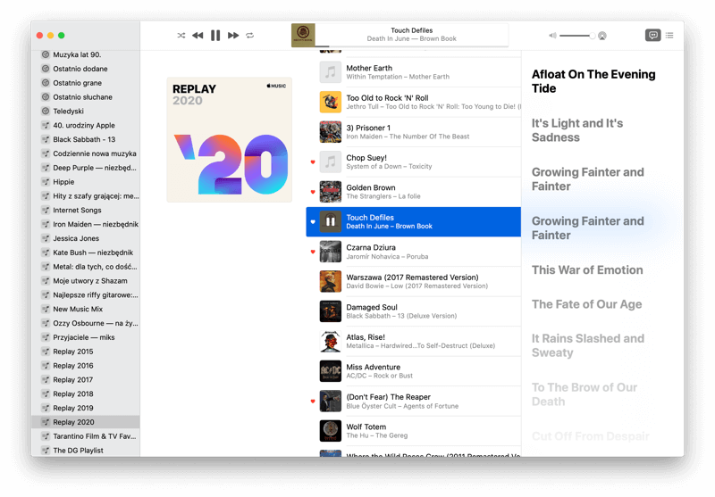 Apple Music teksty synchroniczne 2