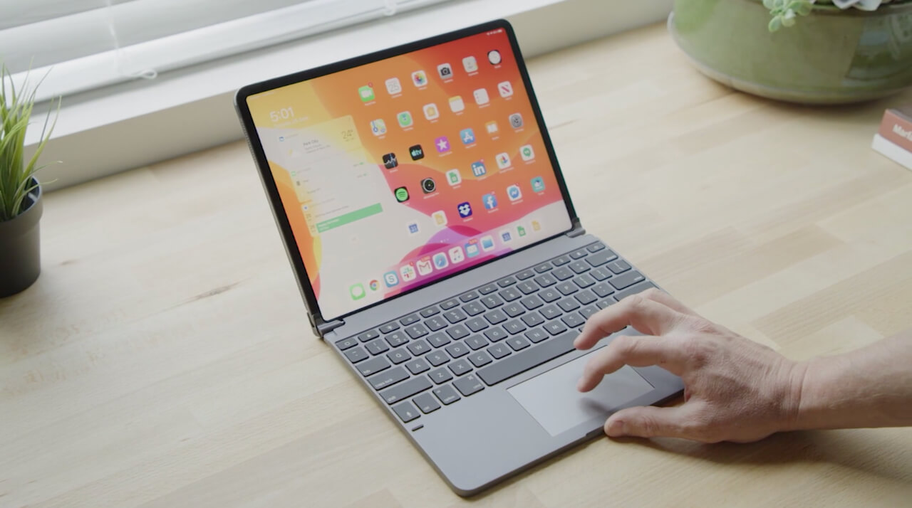 iPad i klawiatura z gładzikiem Bridge Pro Plus