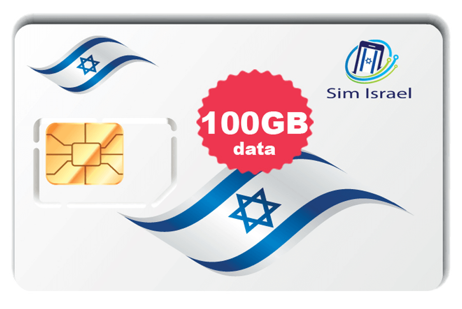 SIM Israel 100 GB