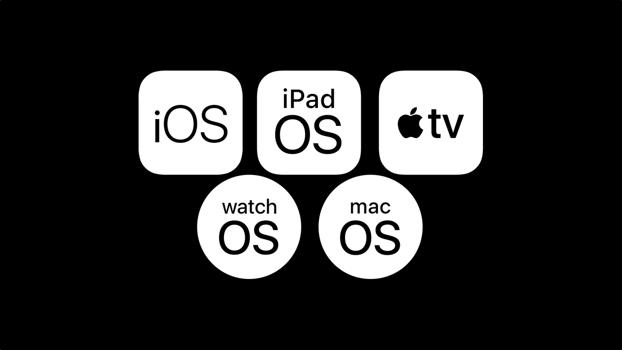 iOS iPadOS macOS watchOS tvOS