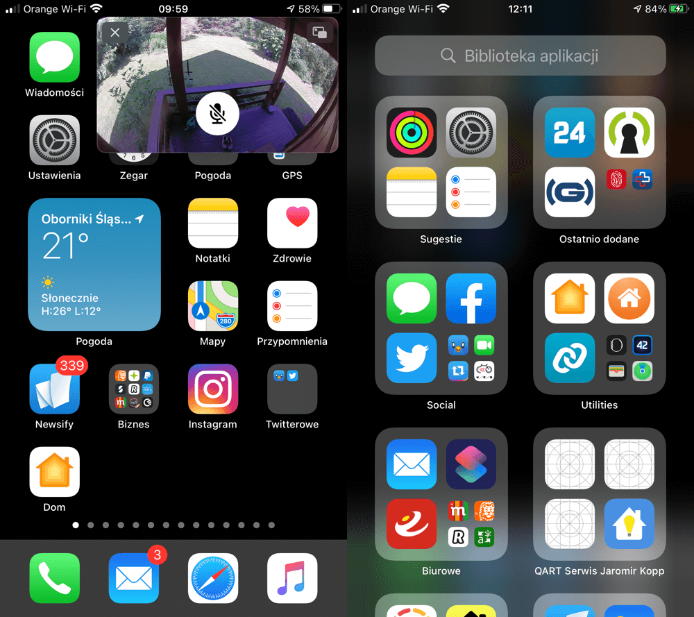 Nowy wygląd ekranów w iOS 14