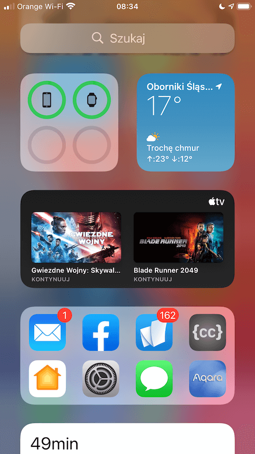 Nowe widgety w iOS 14 beta 4