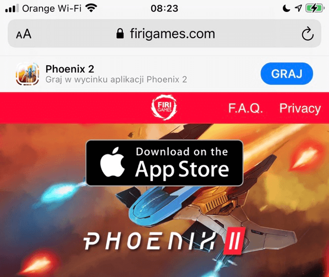 Phoenix 2 Wycinek aplikacji