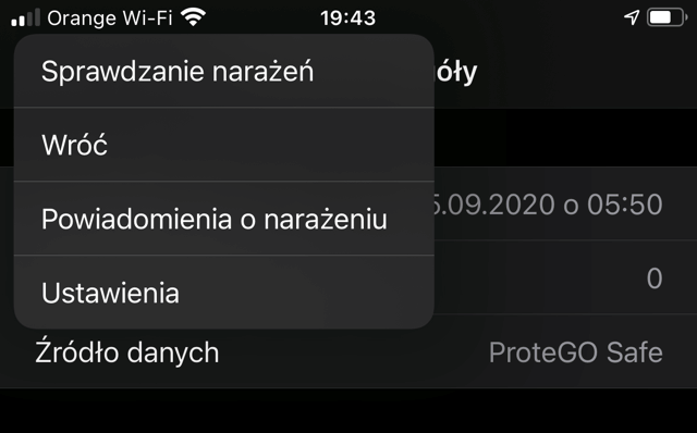 iOS 14 historia nawigacji w Ustawienia