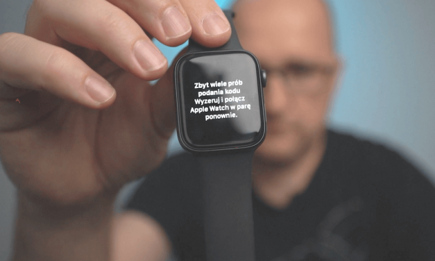 Co robić kiedy zapomnisz hasła do Apple Watch?
