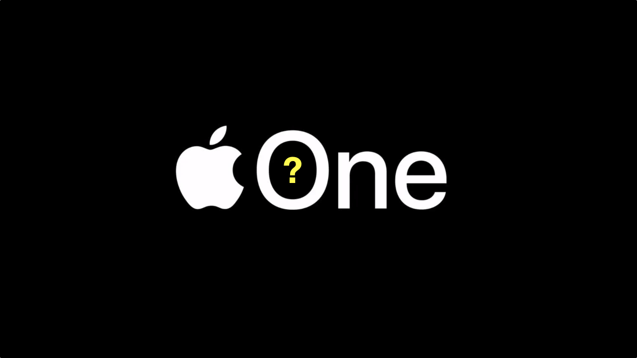 Apple One ze znakiem zapytania