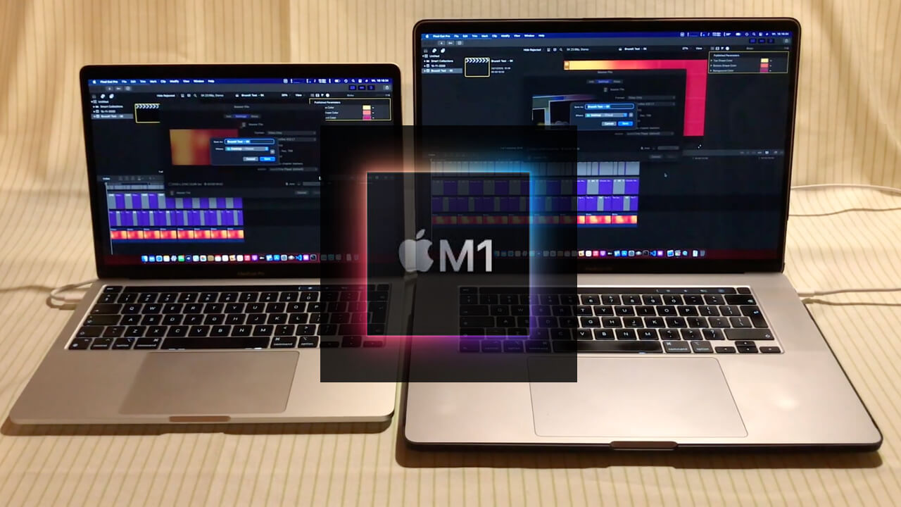 MacBook Pro 13” M1 kontra MacBook Pro 16” i7 test praktyczny Apple silicon