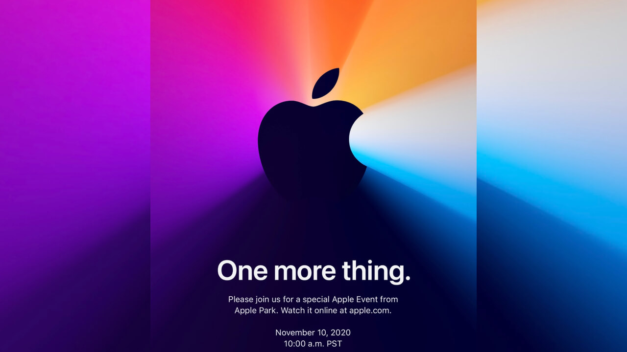 One more thing Konferencja Apple 10 listopada 2020