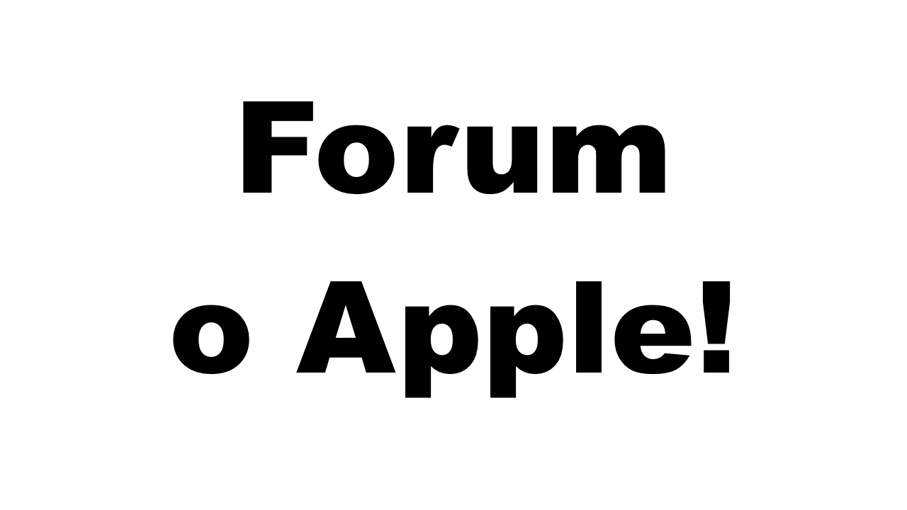 Forum o Apple