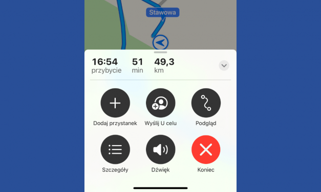 Nowość w Apple Maps: dodaj przystanek na trasie przejazdu