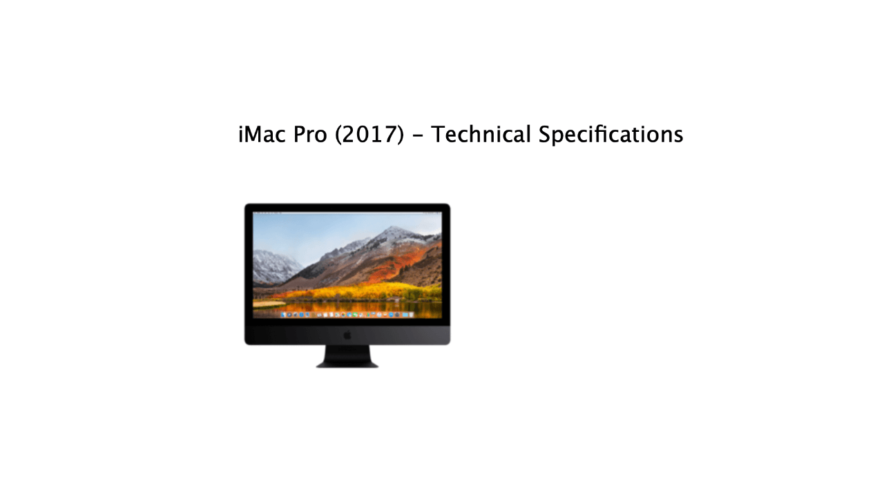 iMac Pro 2017 i koniec