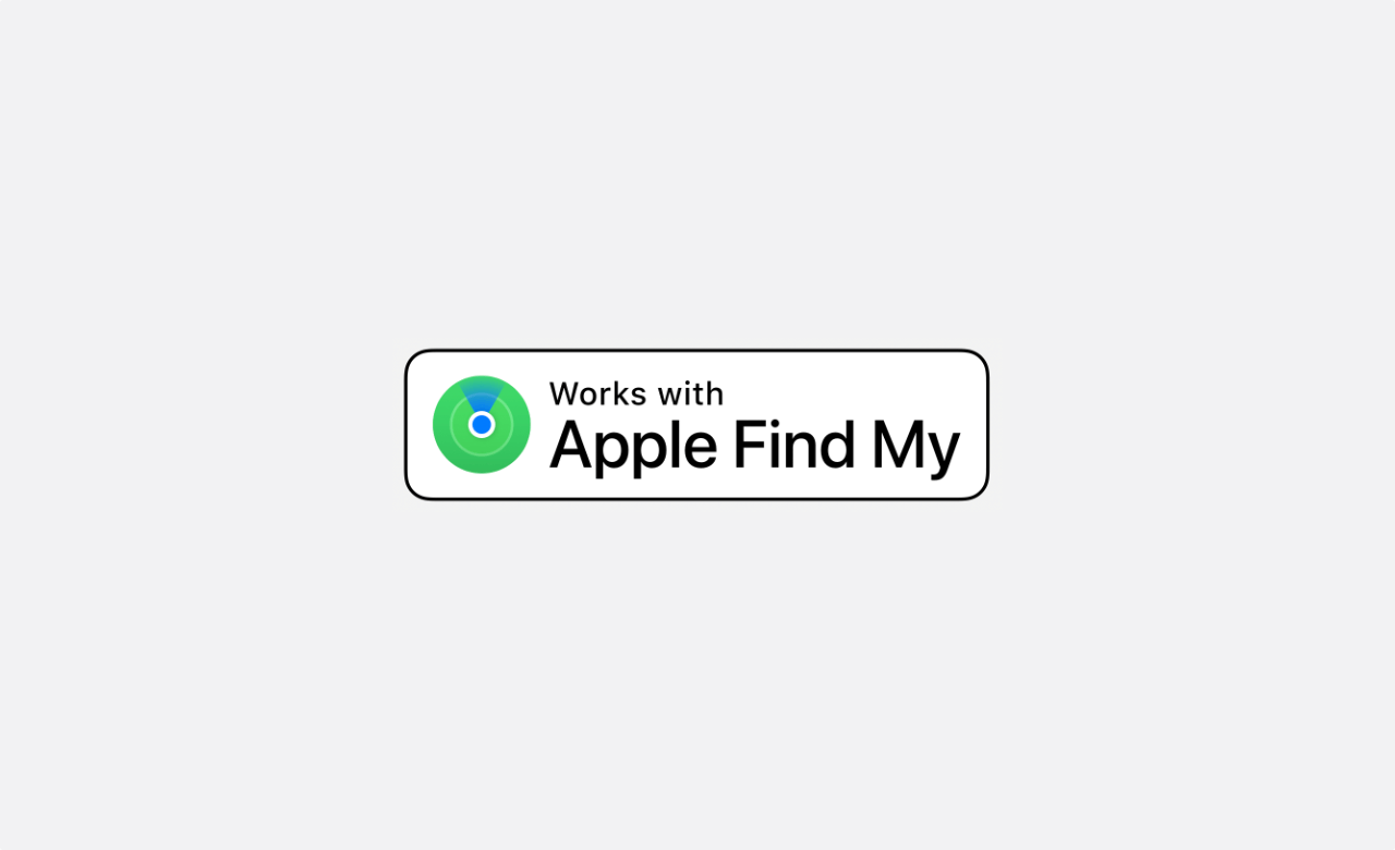 Works with Apple Find My