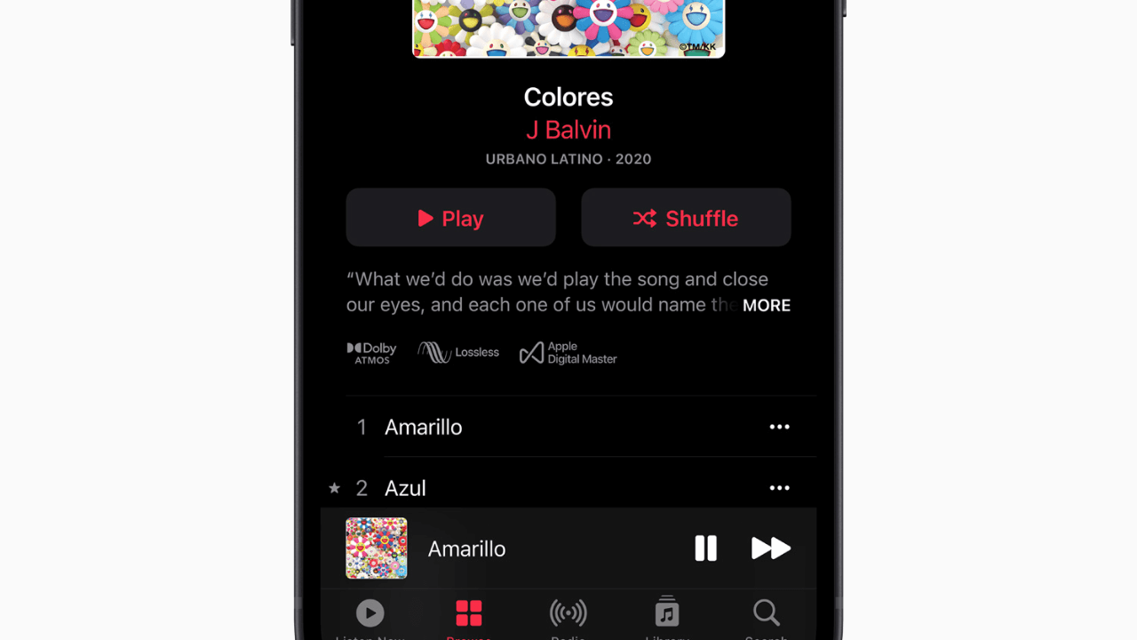 Apple Music z Dolby Atmos