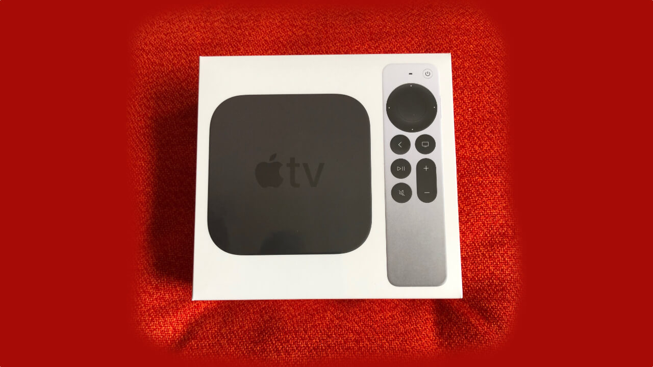 Apple TV 4k 2021 w pudełku