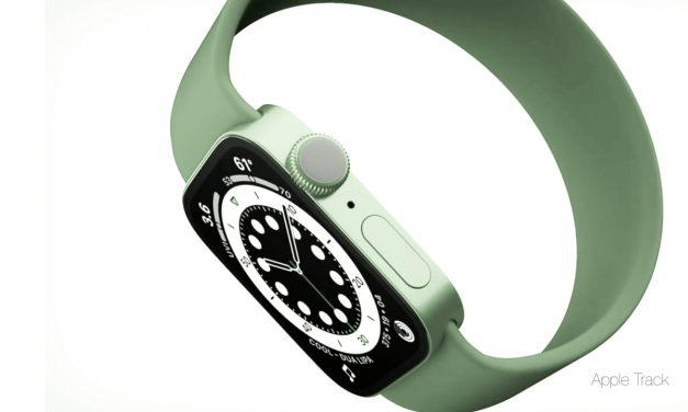 Kanciasty Apple Watch 7 i dodatkowo zielony?