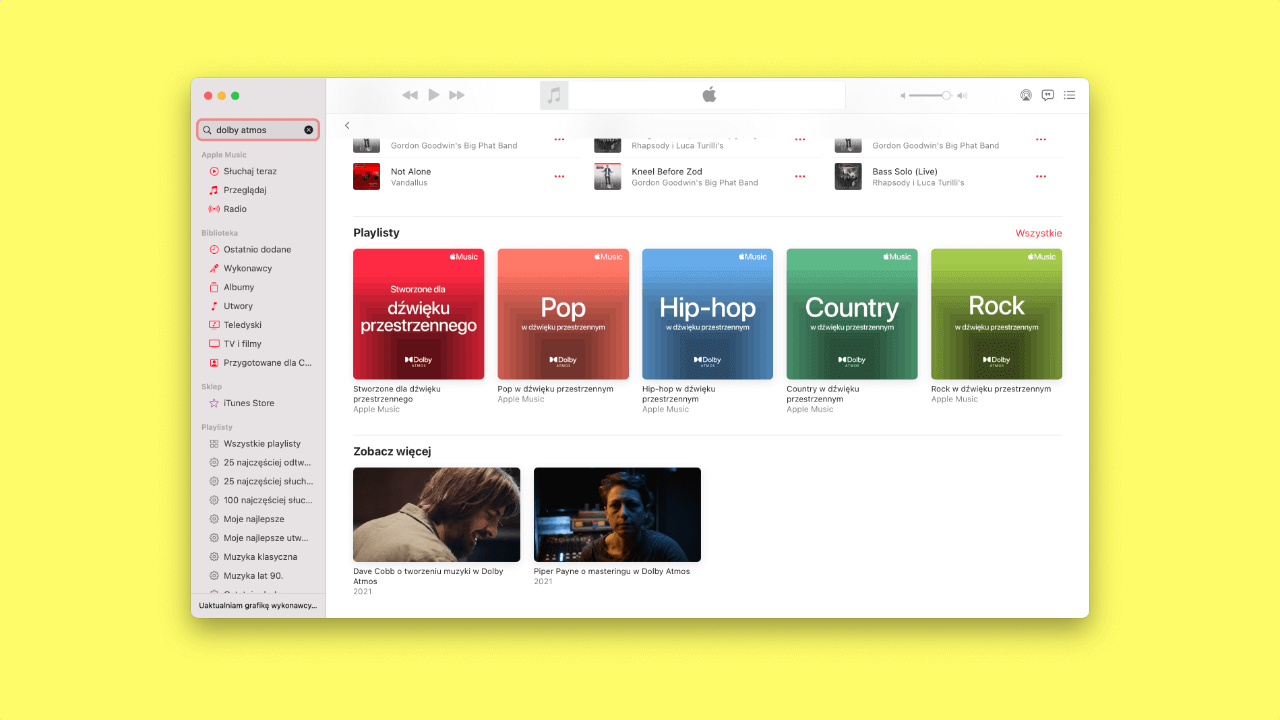 Apple Music DOlby Atmos