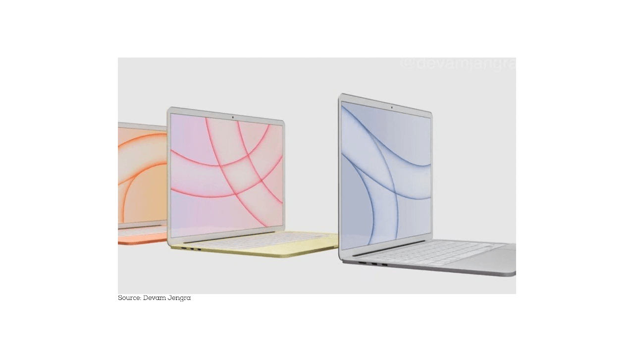 MacBooki Air kolorowe